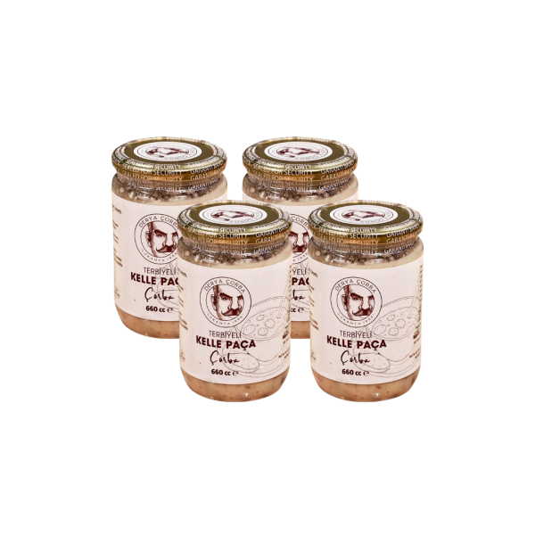 Terbiyeli Kelle Paça Çorbası 2 Porsiyonluk 660 cc